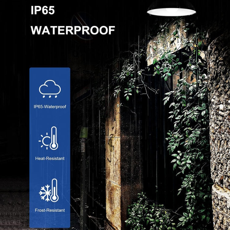LZINA™ | IP65 Waterproof Outdoor Solar LED Pendant Light Indoor Lighting, Specification: Double White Light with Remote Control