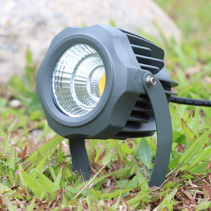 LZINA™ | LED floodlight COB outdoor waterproof spotlight billboard lights garden lamp, Color: 30W 7 colors