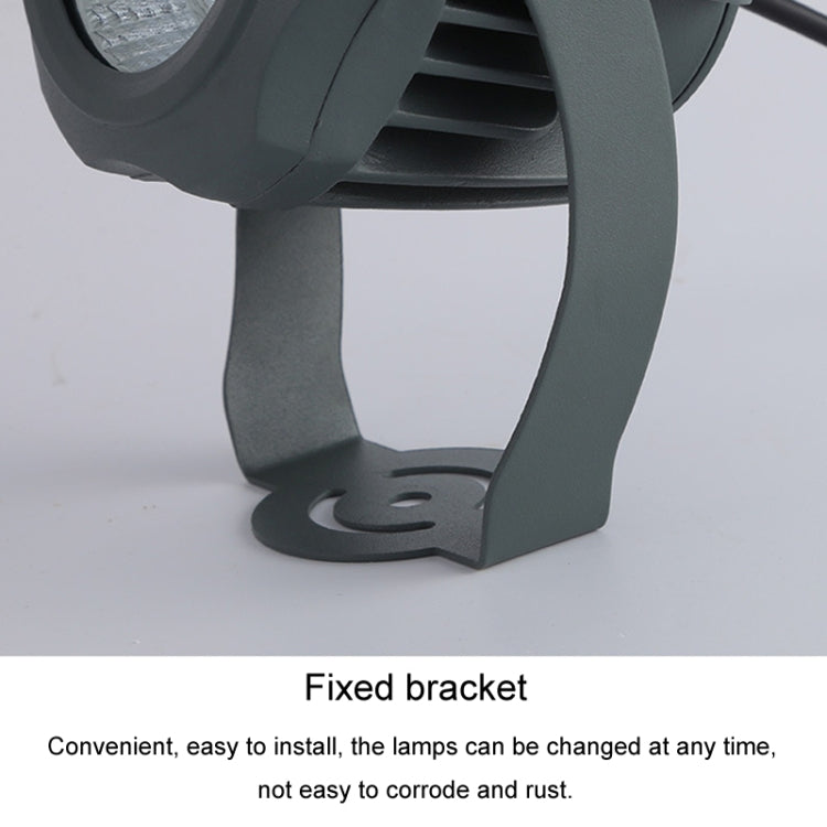 LZINA™ | LED Floodlight COB Outdoor Waterproof Spotlight Billboard Lamps Garden Lamp, Color: 10W 7 Colors
