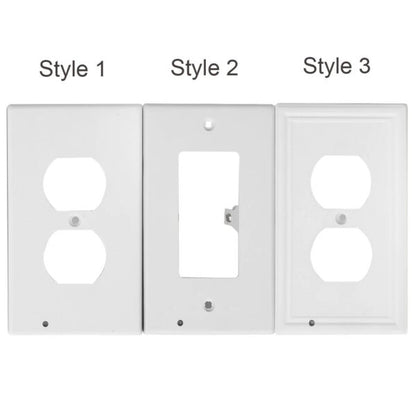 LZINA™ | Pack 4x LED Night Light Outlet Cover | Energy-Efficient, Automatic Sensor & Safe for Kids' Rooms