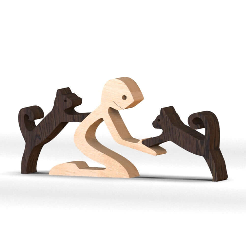 LZINA™ | Danish Wooden Animal Ornaments