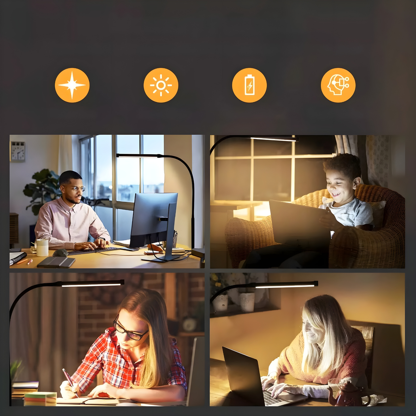 LZINA™ | Lumière Bubble Effect Night Light – USB Powered Girl Ornament Table Lamp for a Cosy Home