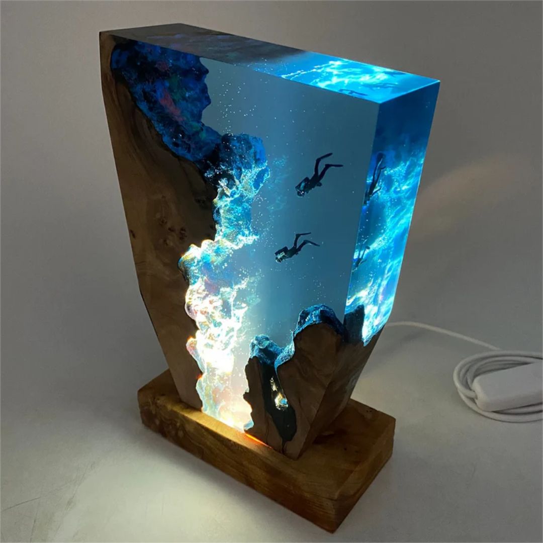 BowLift | SeabedResin Light — Elevate Your Aquarium with Oceanic Elegance
