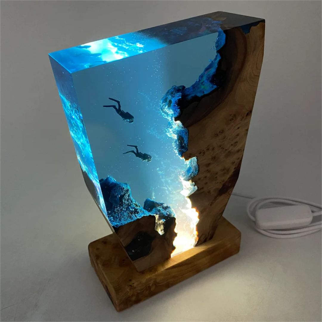 BowLift | SeabedResin Light — Elevate Your Aquarium with Oceanic Elegance