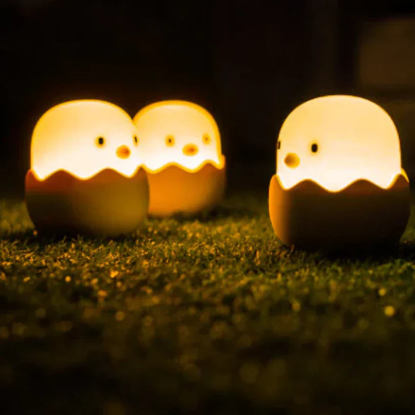LZINA™ | Chick Night Light for Children – Cute LED Lamp in Egg Design for the Children's Room