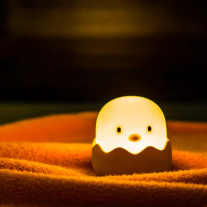 LZINA™ | Chick Night Light for Children – Cute LED Lamp in Egg Design for the Children's Room