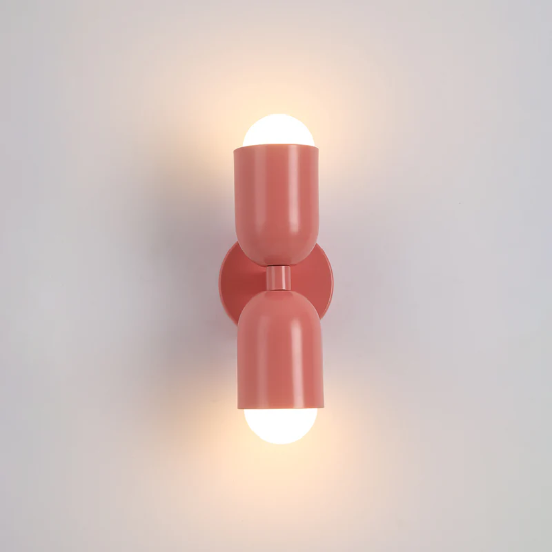 BowLift Dual-Sided LED Wall Light – Contemporary Design, Colorwave Finish