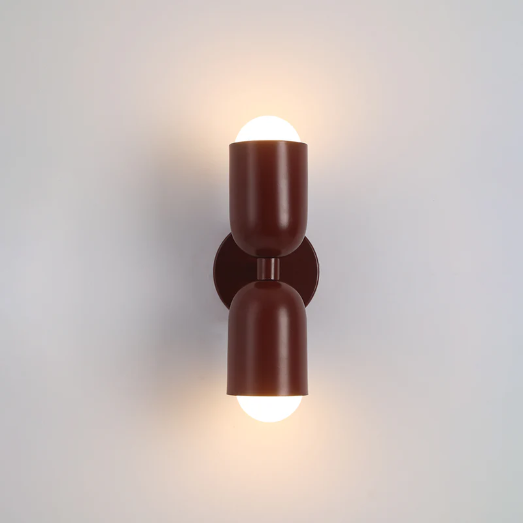 BowLift Dual-Sided LED Wall Light – Contemporary Design, Colorwave Finish