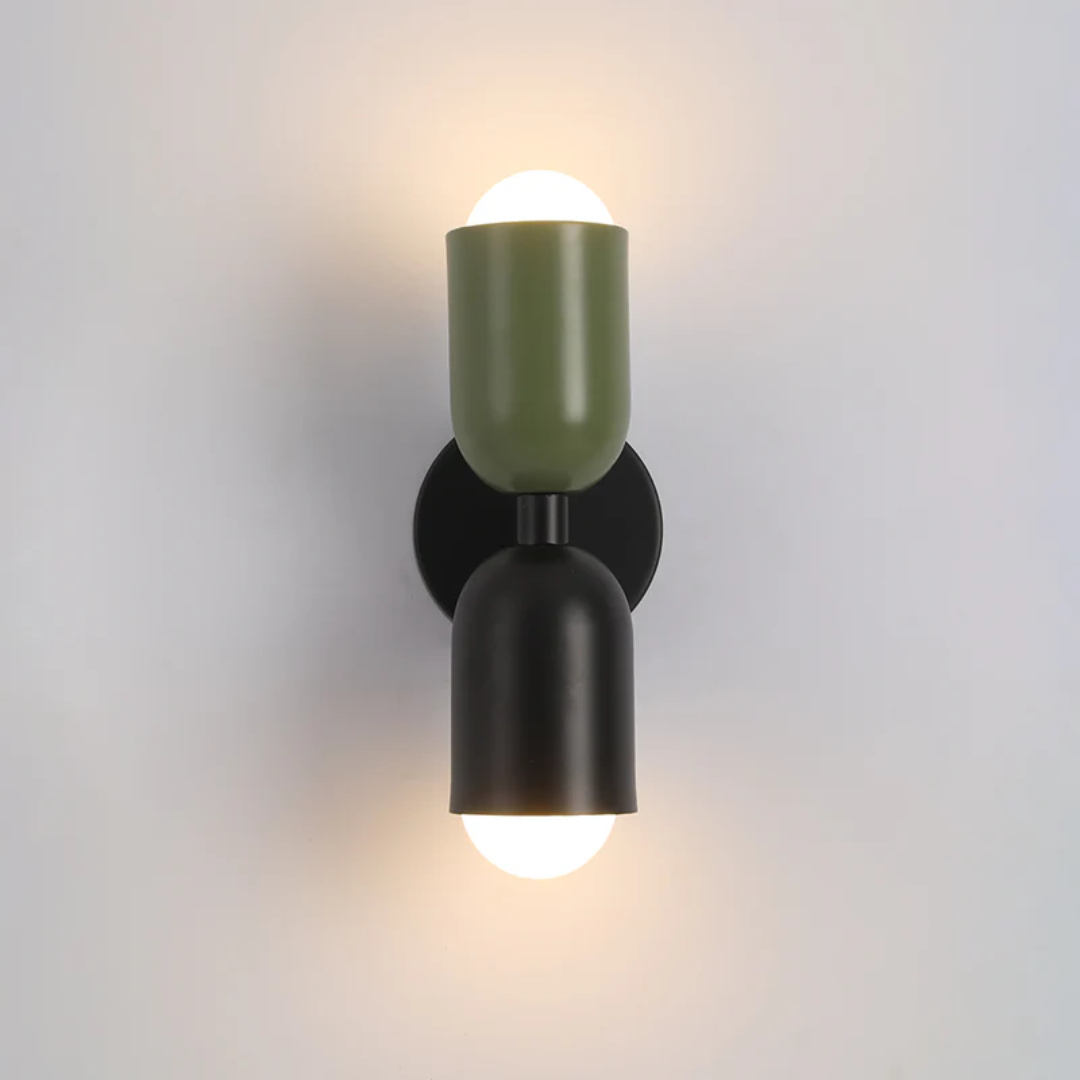 BowLift Dual-Sided LED Wall Light – Contemporary Design, Colorwave Finish
