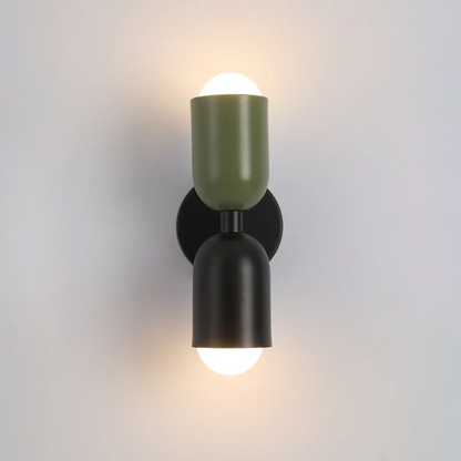BowLift Dual-Sided LED Wall Light – Contemporary Design, Colorwave Finish