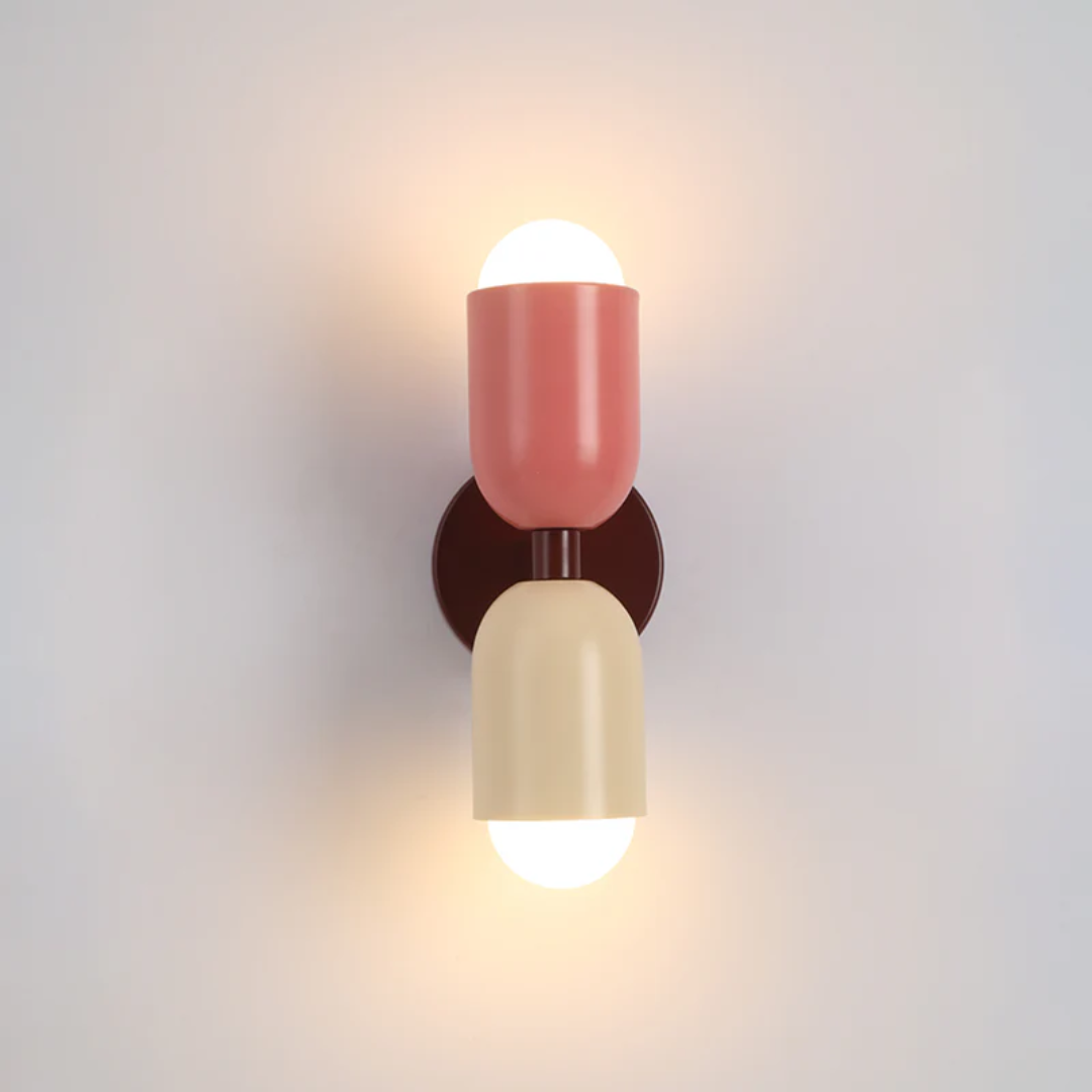 BowLift Dual-Sided LED Wall Light – Contemporary Design, Colorwave Finish