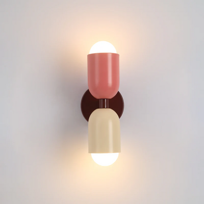 BowLift Dual-Sided LED Wall Light – Contemporary Design, Colorwave Finish