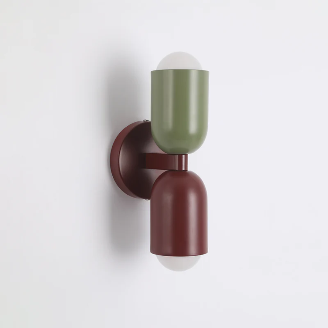 BowLift Dual-Sided LED Wall Light – Contemporary Design, Colorwave Finish