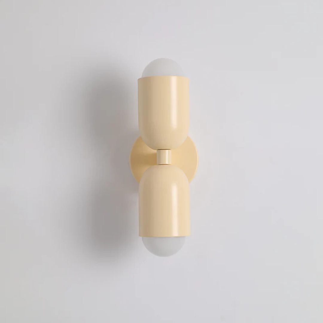 BowLift Dual-Sided LED Wall Light – Contemporary Design, Colorwave Finish