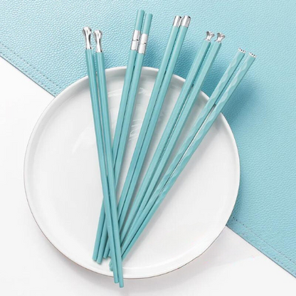 BowLift | DineLux – Luxurious Chopstick Set with Refined Designs (5 Pairs)
