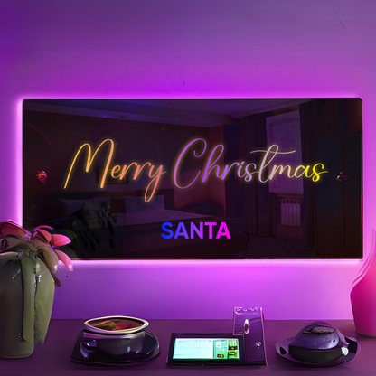 Personalized Light Up Name Mirror | Bowlift