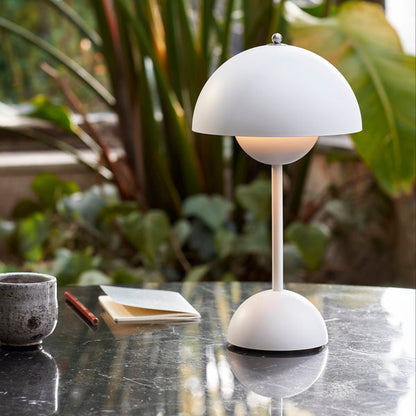 BowLift Adjustable Brightness Flower Pot Lamp - Rechargeable Italian Table Lamp VP3