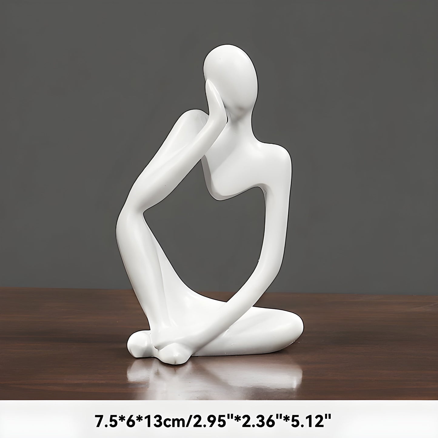 LZINA™ | Abstract Thinker Sculpture Home Decor