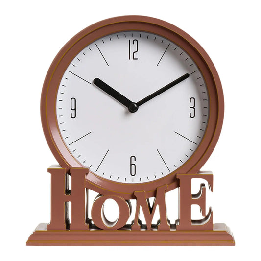 BowLift | Vintage Desk Clock – Silent Clock – Home – Table Clock – Decorative – 18.5 x 6 x 20.6 cm
