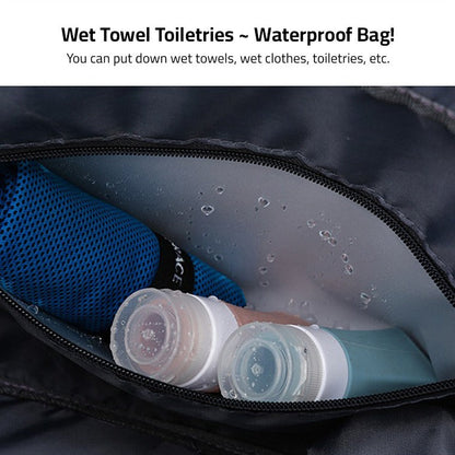 LZINA™ | Multi-Pocket Travel Bag, Sports and Gym Duffle with Separate Shoe Compartment