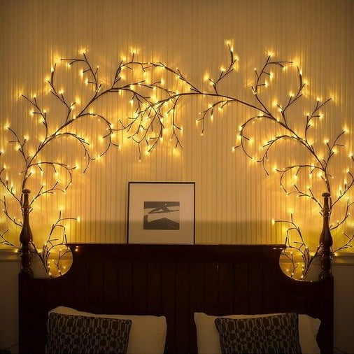BowLift Wine LED Garden String Lights — 144 Flexible LEDs, 8 Modes, Indoor & Outdoor Use