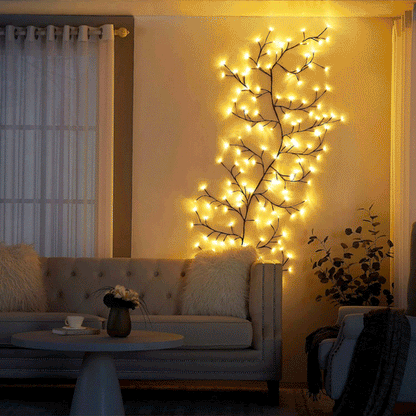 BowLift Wine LED Garden String Lights — 144 Flexible LEDs, 8 Modes, Indoor & Outdoor Use