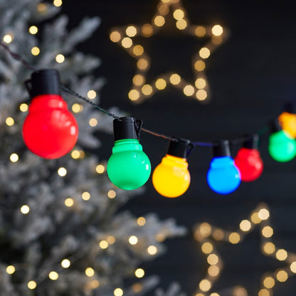 LZINA™ | 30 LED Fiesta Party String Lights multicolored