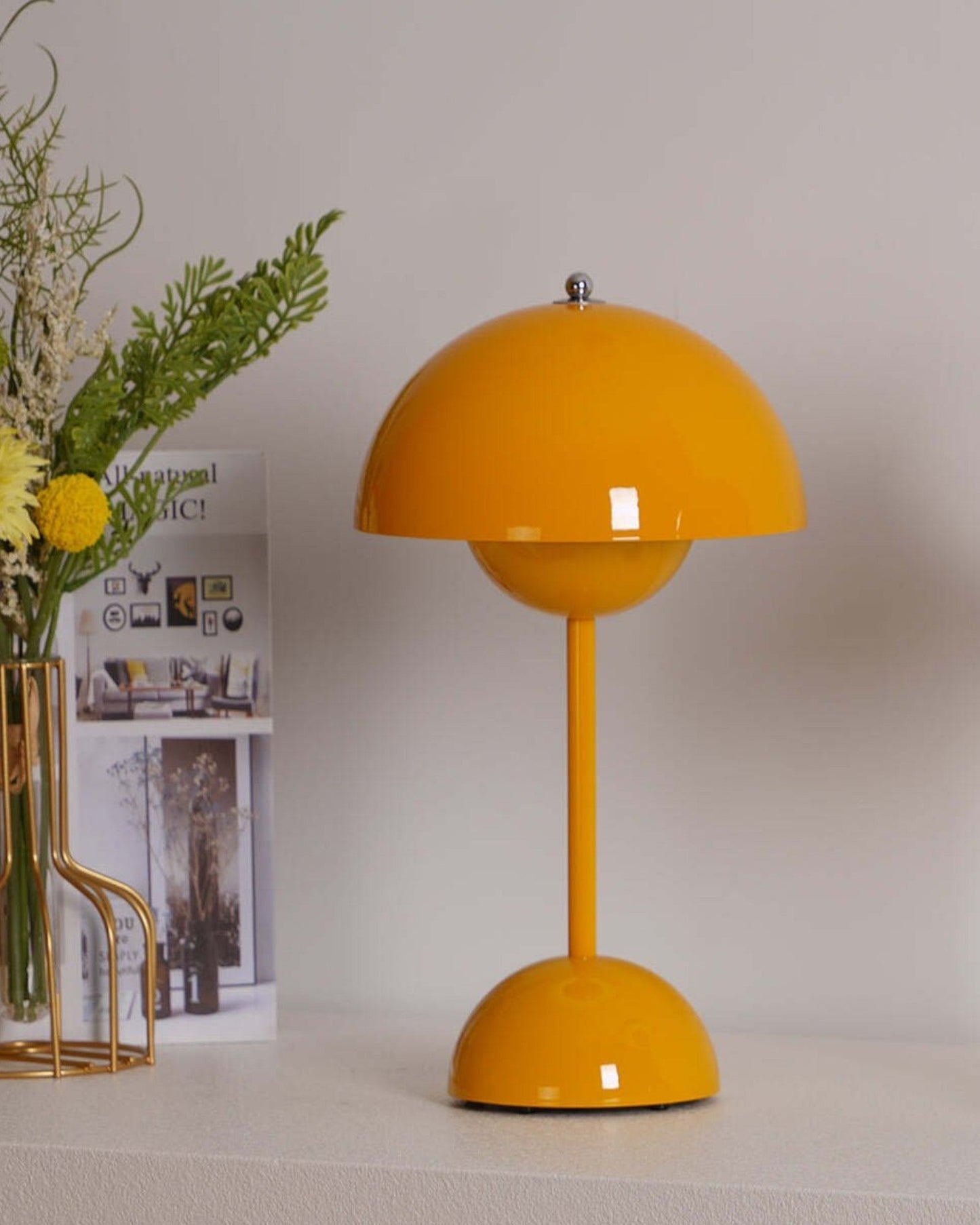 BowLift NordLight LED Table Lamp – Sleek Scandinavian Design, Dimmable and Eco-Friendly Metal Construction