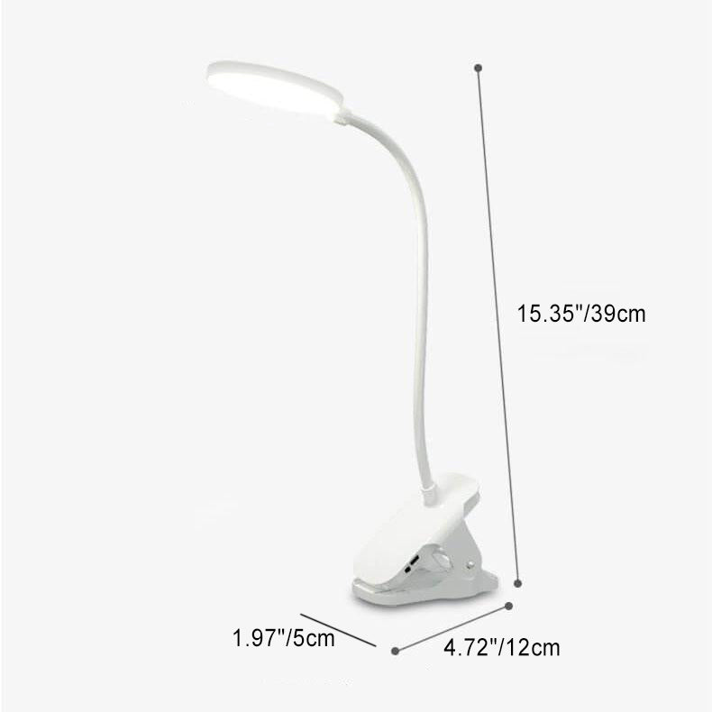 BowLift Clip-On LED Desk Lamp - Rechargeable, Eye-Protecting Night Light
