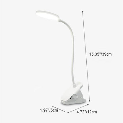 BowLift Clip-On LED Desk Lamp - Rechargeable, Eye-Care Lighting for Desk and Nighttime Use