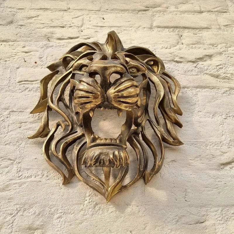 LZINA™ | RegalRoar Lion - Lion Head Wall Sculpture