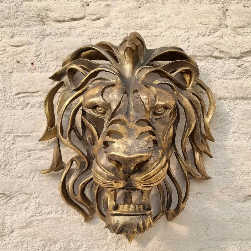 LZINA™ | RegalRoar Lion - Lion Head Wall Sculpture