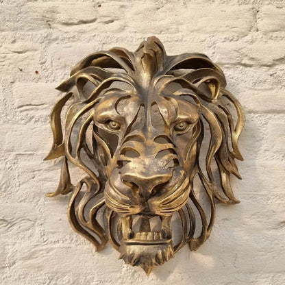 LZINA™ | RegalRoar Lion - Lion Head Wall Sculpture