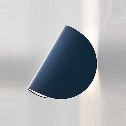 BowLift Eveline: Modern Geometric LED Wall Light with 4 Color Options, Indoor/Outdoor Metal Fixture