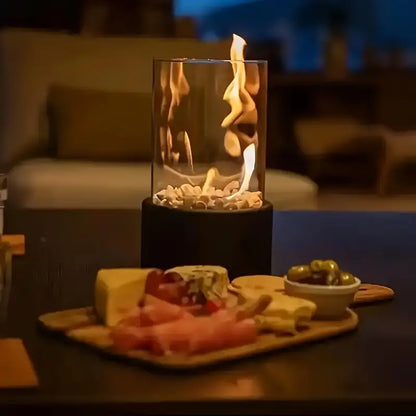 LZINA™ | TableFlame | Elegant & Modern Table Fire Lantern
