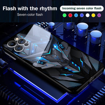 LZINA™ | Cool Mecha Apple Smart Flash Phone Case
