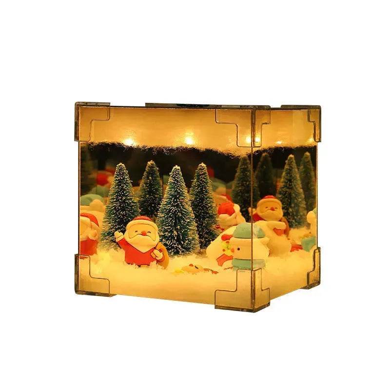 LZINA™ | Christmas Cube Night Light Lamp Desktop Decoration Christmas gifts