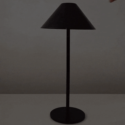 LZINA™ | Sleek Minimalist Dimmable Touch Table Lamp — Waterproof, Rechargeable, with Color Options
