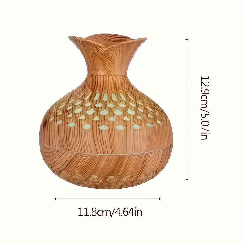 LZINA™ | Aromatherapy air humidifier with LED – Diffuser in wood look & night light