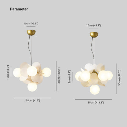 BowLift | Flower Branch Chandelier Living Room