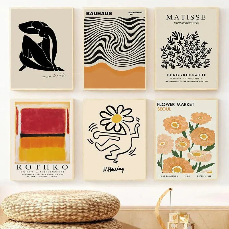LZINA™ | Abstract Canvas Wall Art Poster