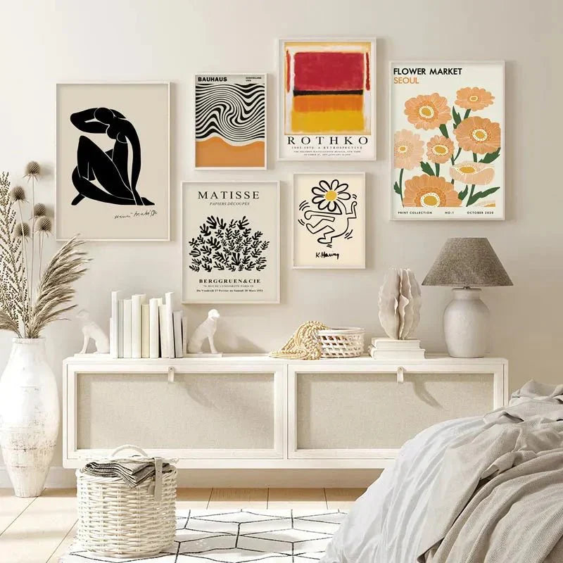 LZINA™ | Abstract Canvas Wall Art Poster