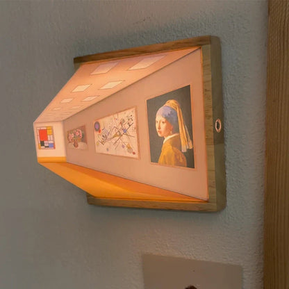 BowLift 3D Glasses-Free Optical Illusion Wall Lamp & Night Light — Gallery-Style Illumination