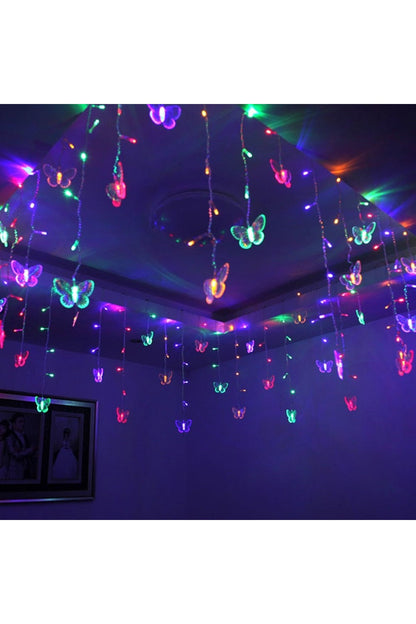 BowLift Butterfly LED Light Garland - Delicate Winged Glow for Any Space