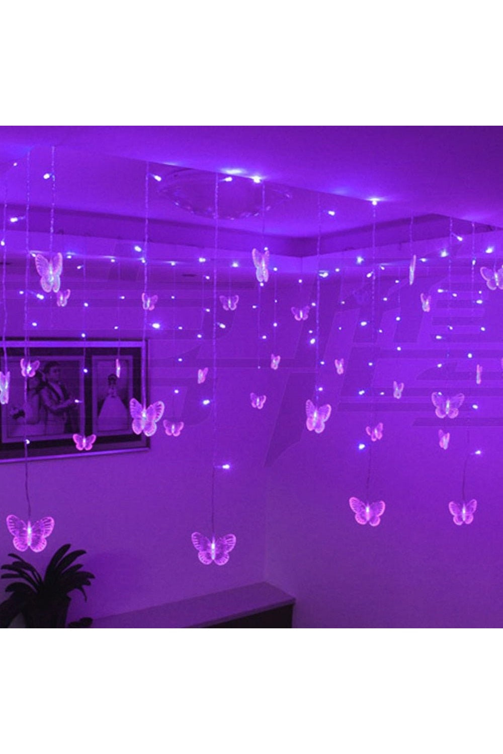 BowLift Butterfly LED Light Garland - Delicate Winged Glow for Any Space