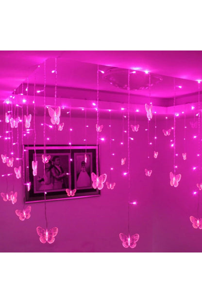BowLift Butterfly LED Light Garland - Delicate Winged Glow for Any Space