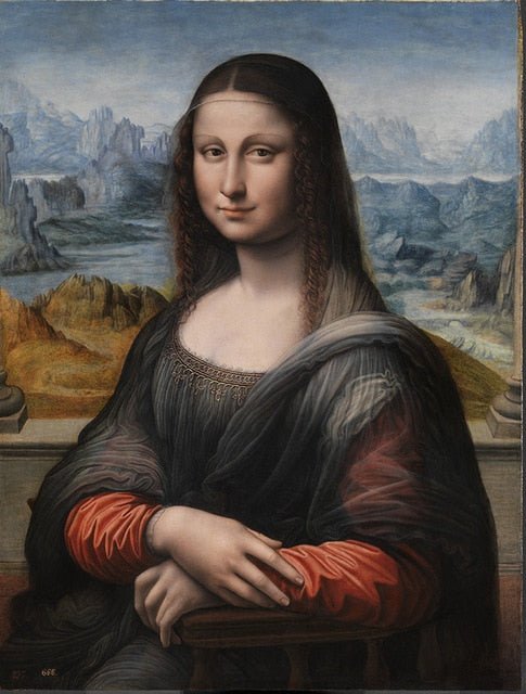 LZINA™ | Aesthetic Funny Mona Lisa Canvas Poster
