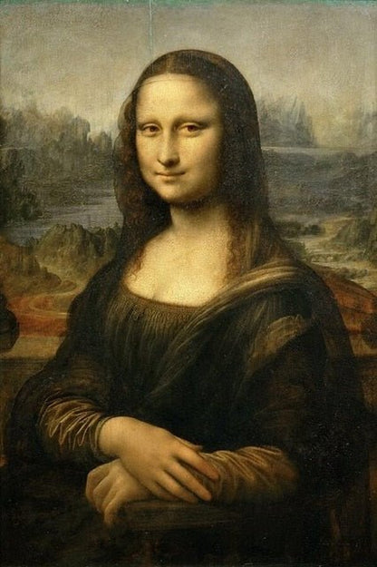 LZINA™ | Aesthetic Funny Mona Lisa Canvas Poster