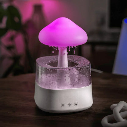 BowLift Mushroom Cloud Rain Diffuser & Soothing Humidifier by Atumis