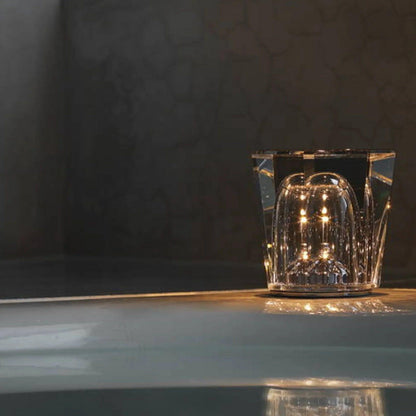 BowLift Luxury Diamond Crystal LED Table Lamp – Rechargeable, Elegant Crystal Lighting